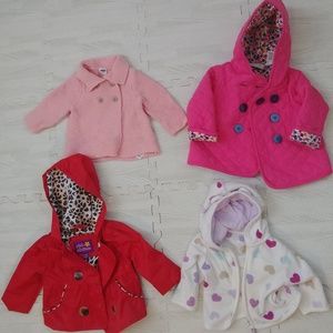Lot of 3-6 month jackets